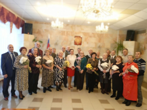 Чествование супружеских пар, отметивших в этом году «золотой» юбилей свадьбы.