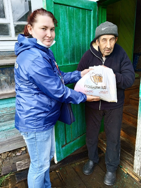 На территории Удомельского городского округа продолжается реализация благотворительного проекта Фонда Твери «Подари еду».