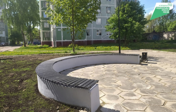 В Тверской области благоустраивают 97 общественных территорий и дворов по национальному проекту «Жилье и городская среда», 32 проекта уже завершены