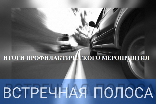 Сотрудники Госавтоинспекции подвели итоги профилактического мероприятия «Встречная полоса»