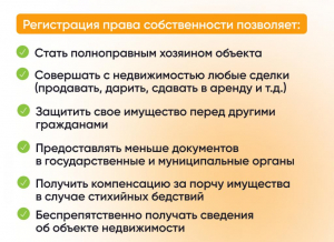 Право собственности на недвижимость подлежит государственной регистрации в Едином государственном реестре недвижимости (ЕГРН)