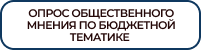 опрос общественного мнения по бютжетной тематике