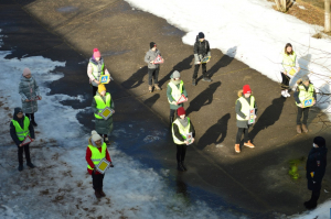 Смартмоб «Зарядка с ПДД».