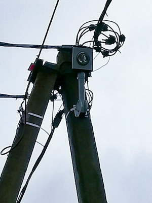 В деревнях Городище и Казикино произведен монтаж уличного освещения