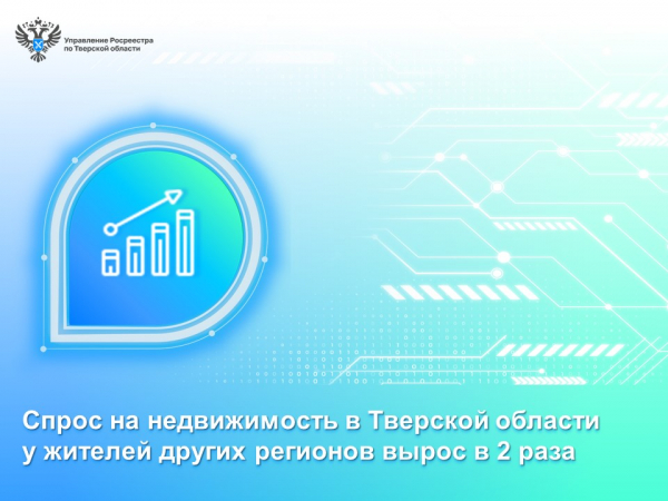 Тверской Росреестр: Спрос на недвижимость в Тверской области у жителей других регионов вырос в 2 раза