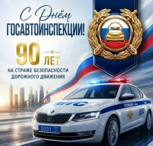 Сегодня российской Госавтоинспекции исполняется 90 лет