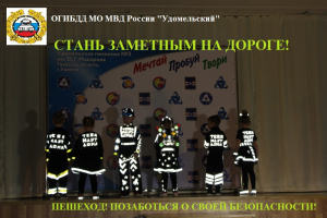 Сотрудники Удомельской Госавтоинспекции  призывает всех пешеходов использовать световозвращатели
