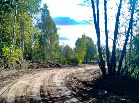 Ремонт дороги в д. Новково