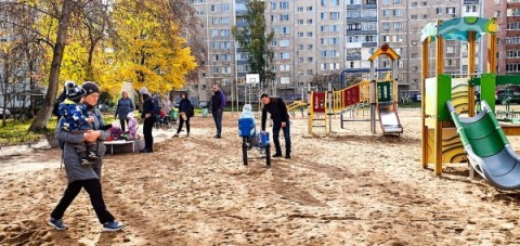 Сдана в эксплуатацию новая детская площадка