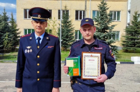 Лучшим участковым Тверской области стал Александр Егоров из Удомли