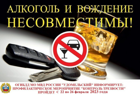 Удомельская Госавтоинспекция усилит контроль за нетрезвыми водителями