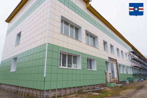 Близится к завершению капитальный ремонт детской поликлиники