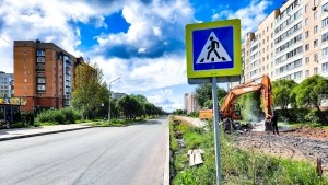 Закончен ремонт части дороги по улице Попова