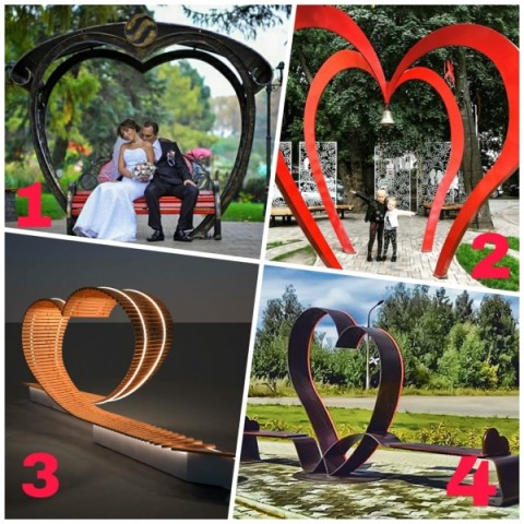 Выбор фотозоны для молодоженов