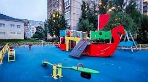 В г. Удомля появился ещё один детский игровой комплекс