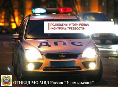 ГИБДД подвела итоги проведения в новогодние праздничные дни профилактического мероприятия  &laquo;Контроль трезвости&raquo;.