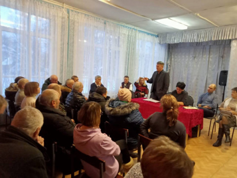 Встреча с жителями в с. Котлован