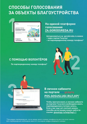 Голосование по выбору общественной территории для дальнейшего благоустройства стартует уже 26 апреля и продлится до 30 мая