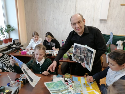 Патриотический конкурс детских рисунков