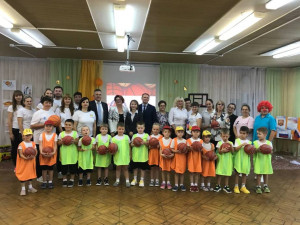 Проект &laquo;Планета баскетбола &ndash; Оранжевый атом&raquo; в детском саду